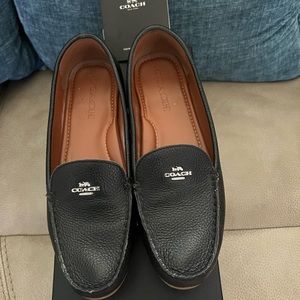Coach women’s loafers in black size 8.5